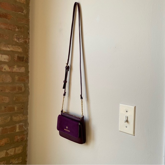 NWOT Nanette Lepore Purple Crossbody Bag - Picture 2 of 7